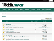 Tablet Screenshot of forum.model-space.co.uk